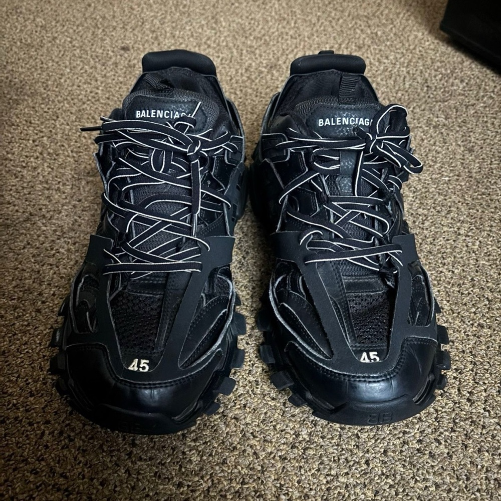 Balenciaga Black Mesh Sneakers